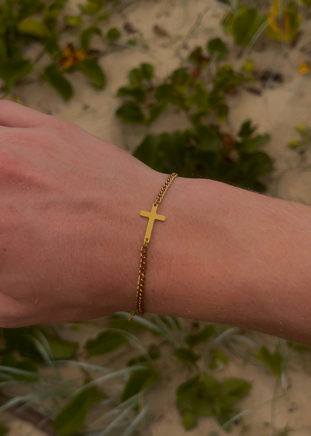Cuban cross bracelet, Faithh.