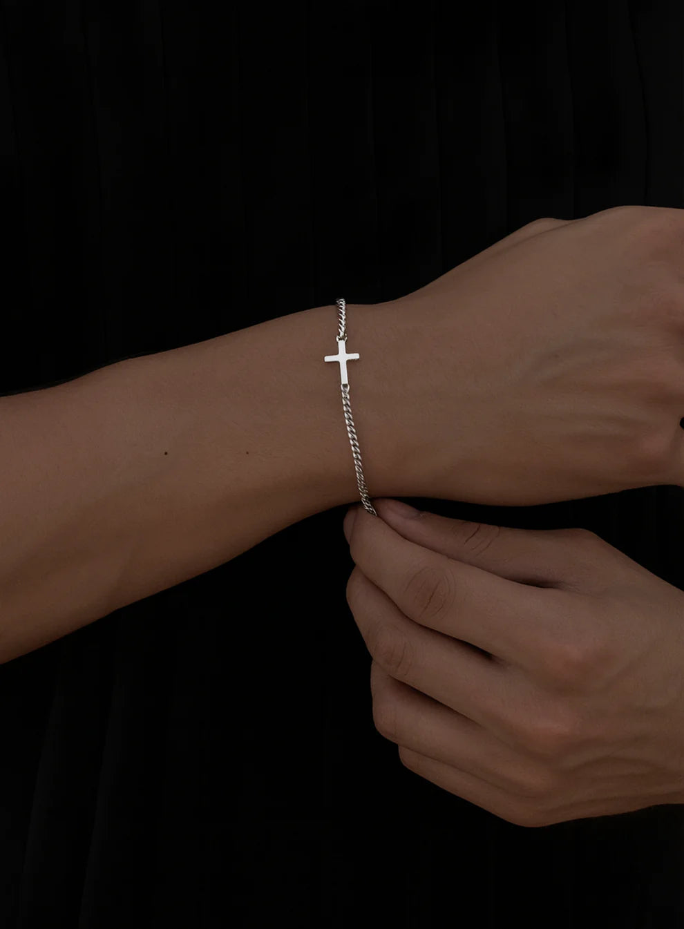 Cuban cross bracelet, Faithh.