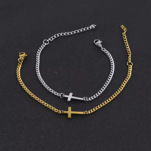 Cuban cross bracelet, Faithh.