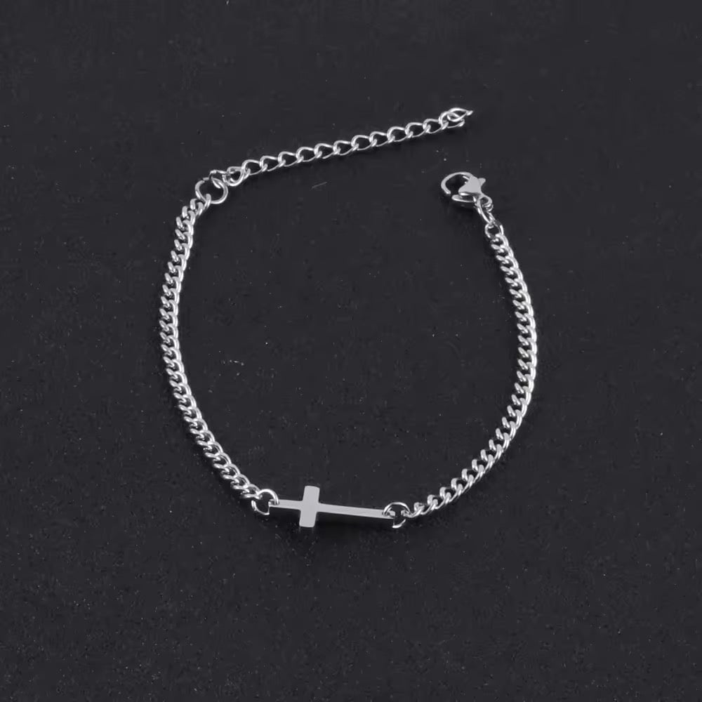 Cuban cross bracelet, Faithh.