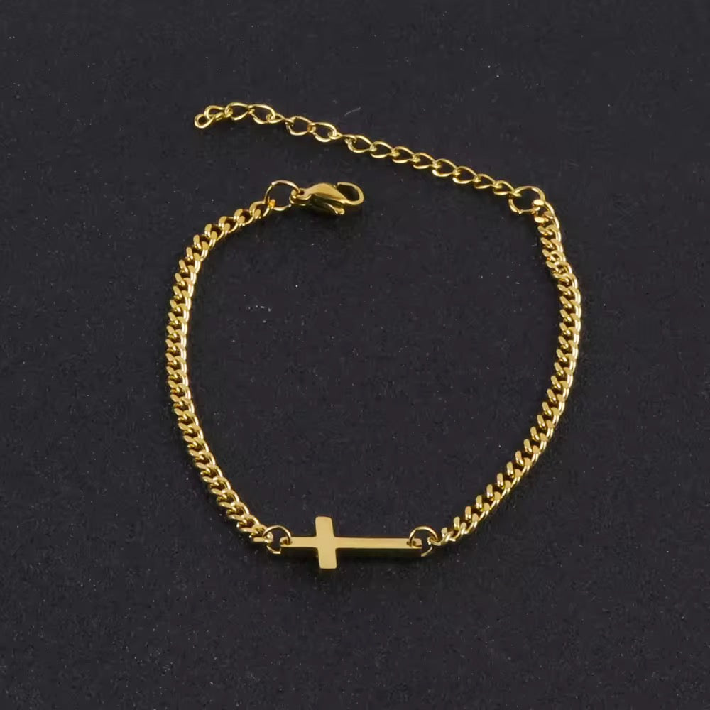 Cuban cross bracelet, Faithh.