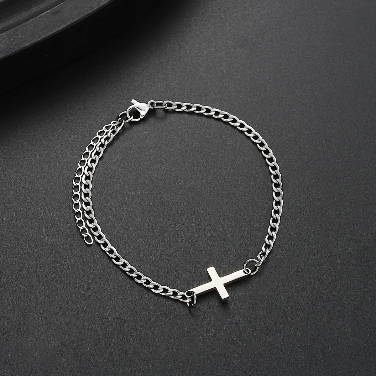 Stainless Steel Cuban cross, by Faithh