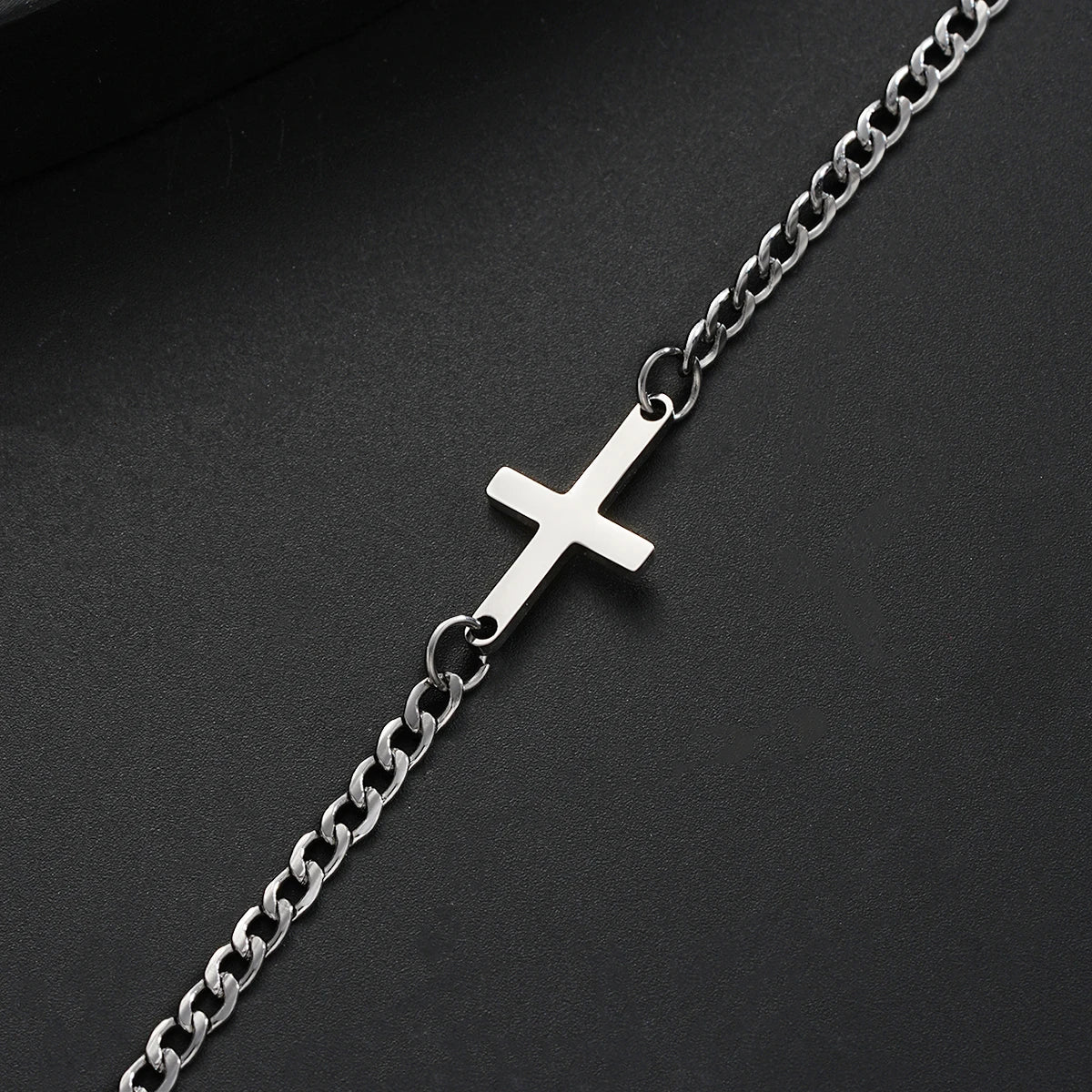 Stainless Steel Cuban cross, by Faithh
